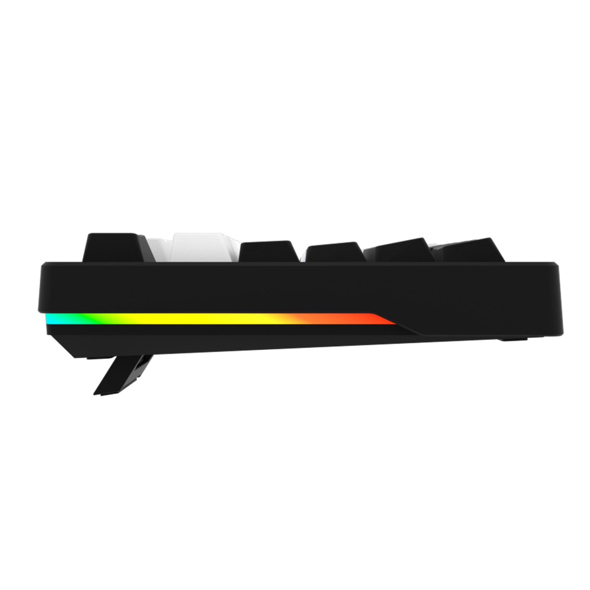 Bàn phím cơ DareU EK75 White - Black | 2 sides RGB strip, Type-C, Dream (Linear) Switch