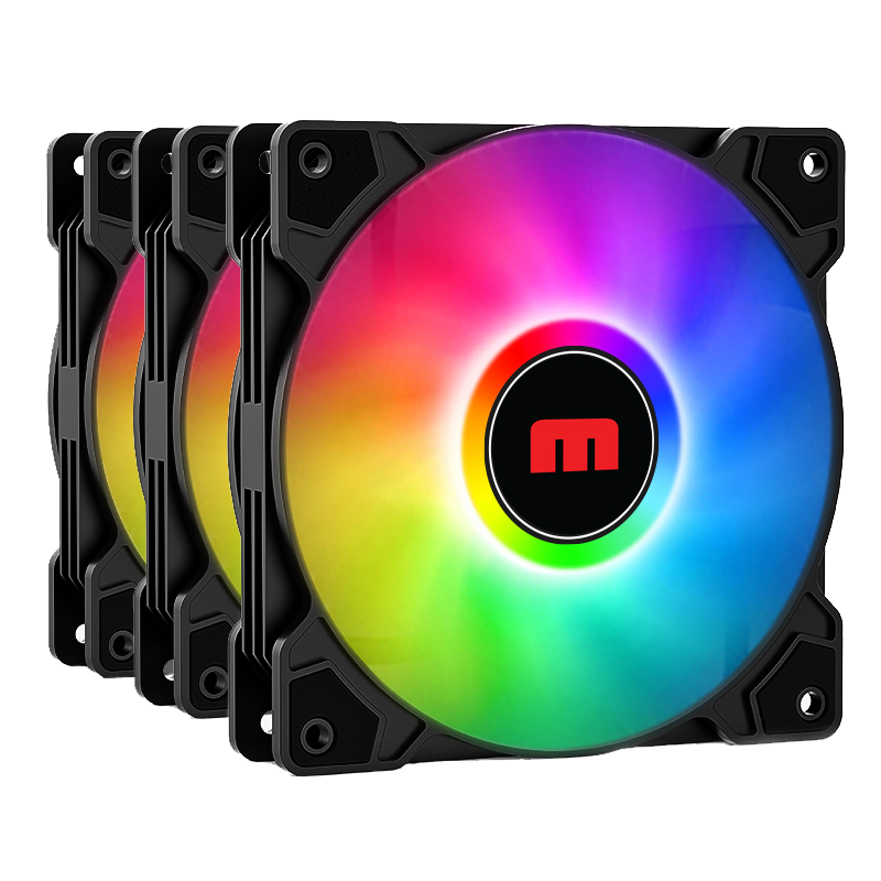 Fan Case Magic FC-01 Auto RGB - Đen | Cắm nguồn trực tiếp, chuyển màu