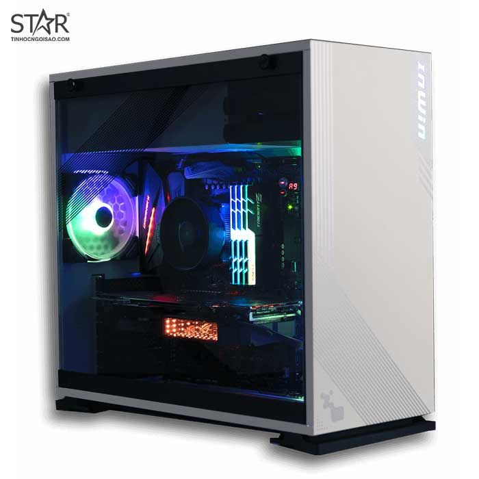 Thùng máy Case InWin 103 White ATX Mid Tower – Tempered Glass (Trắng)