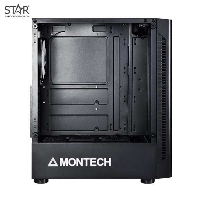 Thùng máy Case Montech X1 Black (Đen) (Tặng 4 Fan RGB)