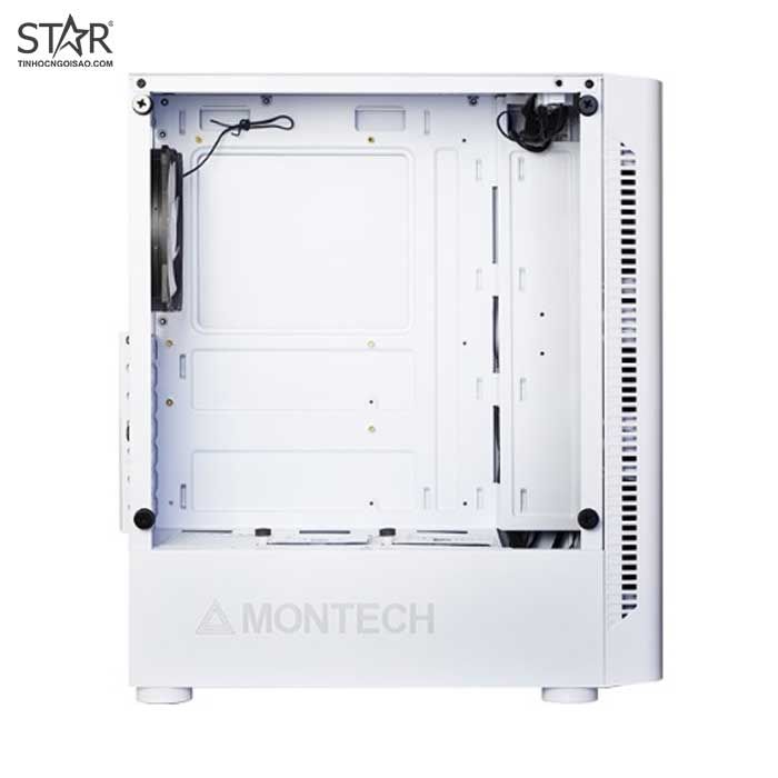 Thùng máy Case Montech X1 White (Trắng) (Tặng 4 Fan RGB)