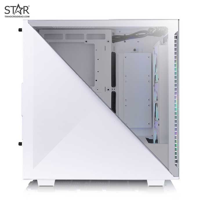 Thùng máy Case Thermaltake Divider 300 TG Snow ARGB Mid Tower Chassis (Trắng) (CA-1S2-00M6WN-01)