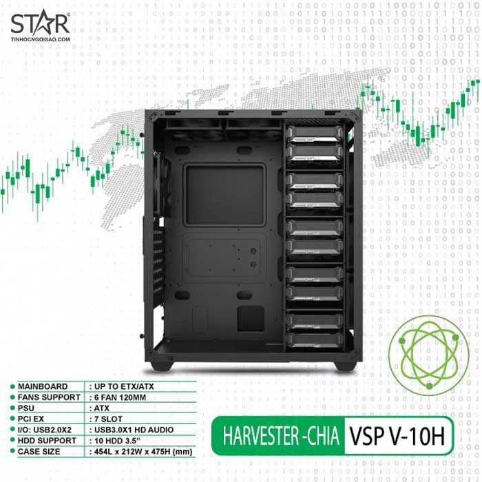 Case VSP Havester-CHIA V-10H (HDD 3.5″ x 10)