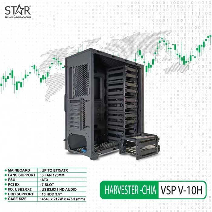 Case VSP Havester-CHIA V-10H (HDD 3.5″ x 10)