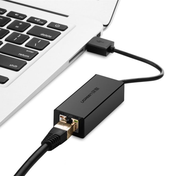 Cáp chuyển USB to LAN Ugreen (20255/20254) | Hỗ trợ 10/100/1000 Mbps