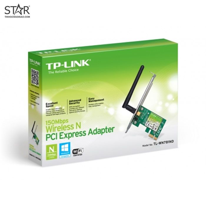 Card Mạng Không Dây TP-Link TL-WN781ND