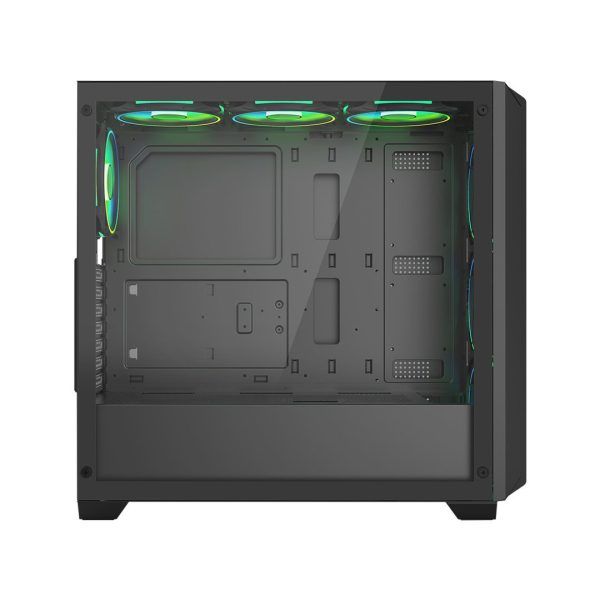 Thùng máy Case Jetek CSGO2 Z7 - Đen | E-ATX, kèm sẵn 3 fan RGB