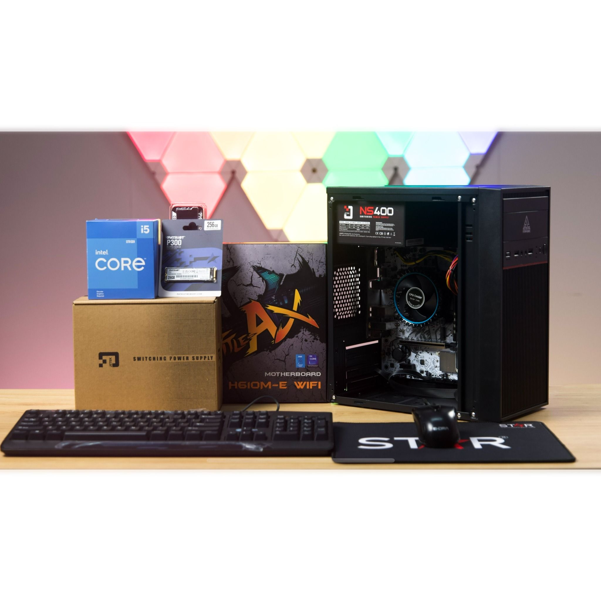 PC Văn Phòng STAR | i5 12400/ RAM 8GB/ SSD 512GB, Intel ( GIÁ ĐÃ CÓ VAT )