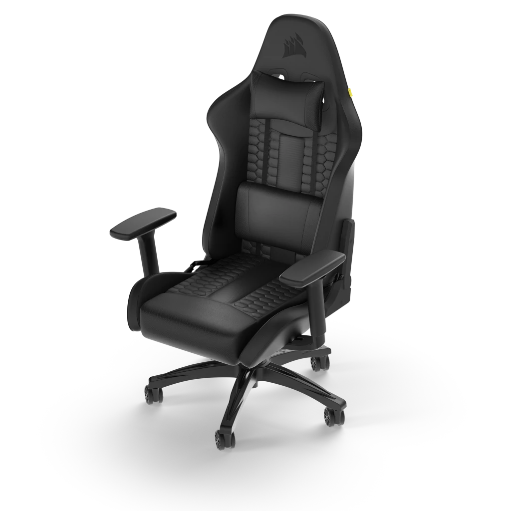 Ghế Gaming Corsair TC100 RELAXED Leatherette | Đen (CF-9010050-WW)