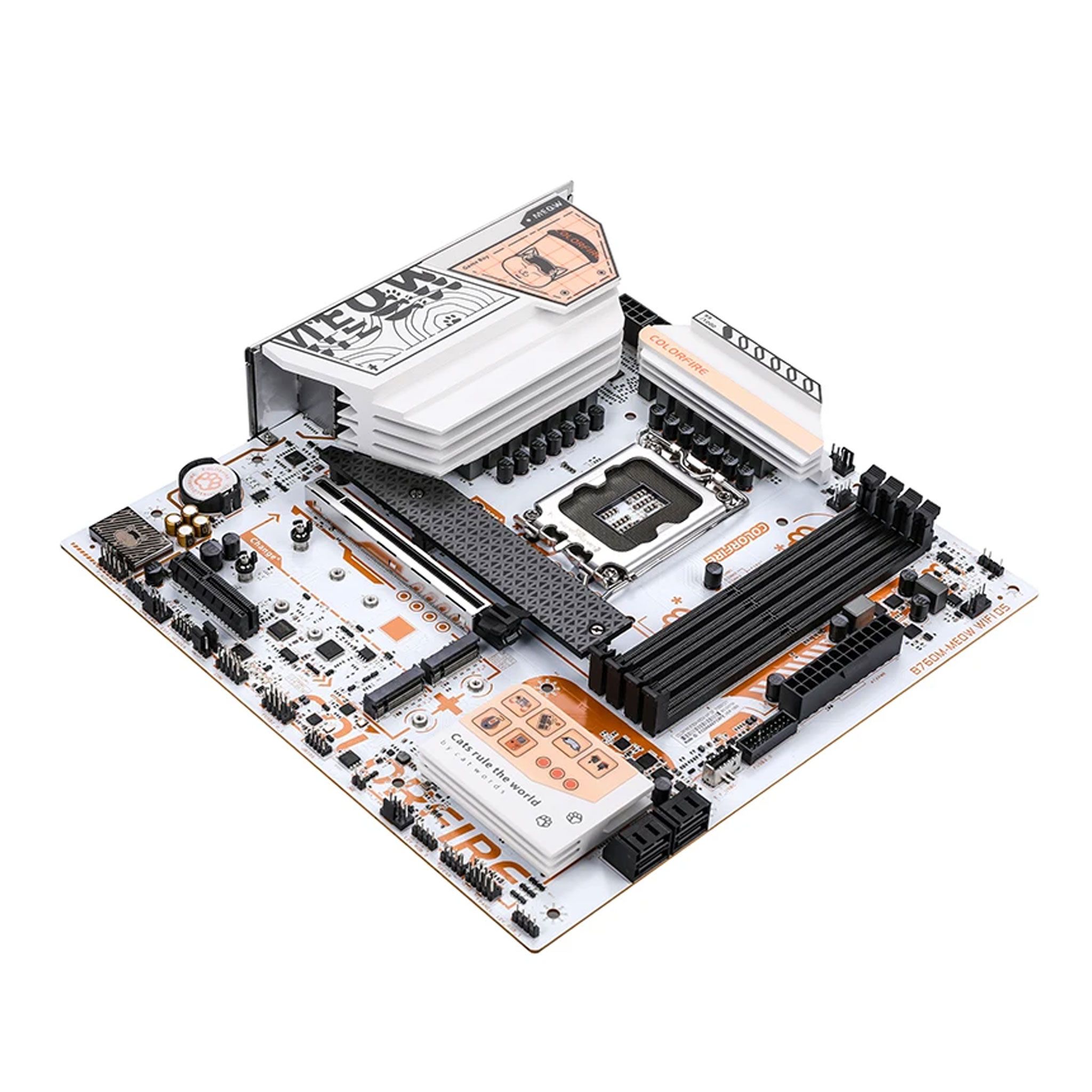 Mainboard Colorfire B760M-MEOW DDR5 ORANGE