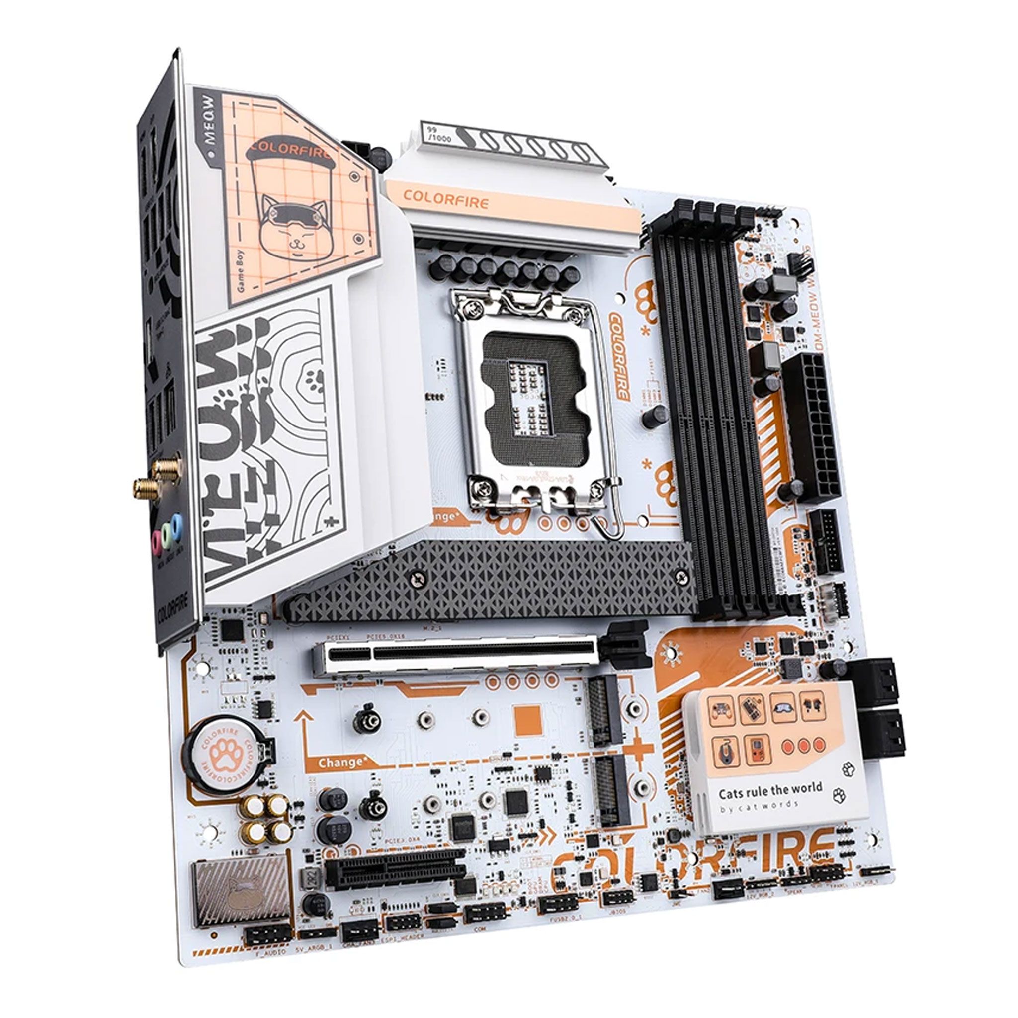 Mainboard Colorfire B760M-MEOW DDR5 ORANGE