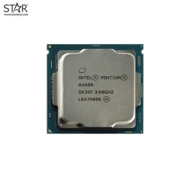 CPU Intel Pentium G4600 (3.60GHz, 3M, 2 Cores 4 Threads) TRAY chưa gồm Fan