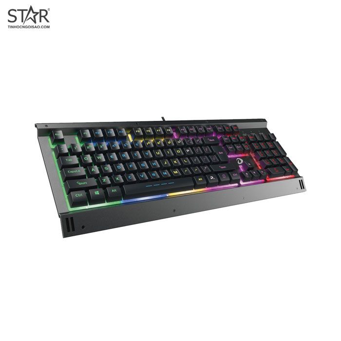 Bàn phím DareU LK145 Led Rainbow Gaming (Đen)