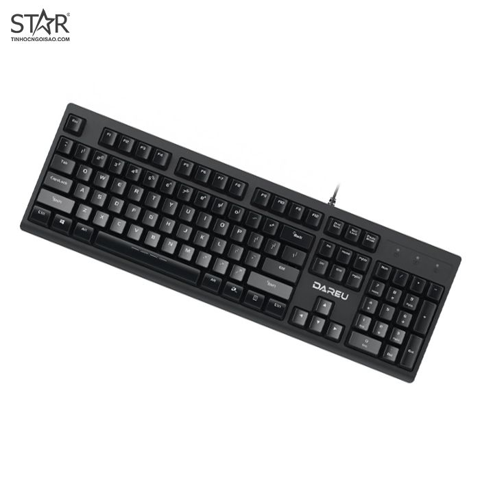 Bàn Phím Gaming Dare-U LK135 Waterproof (Đen)