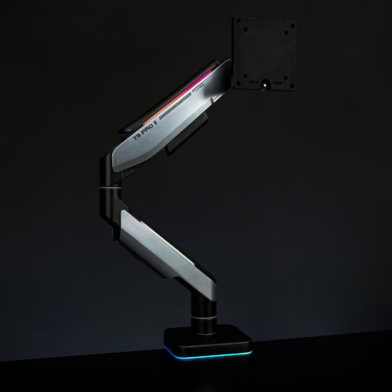 Giá treo màn hình Human Motion T9 Pro II RGB - Xám | 23 - 43 inch