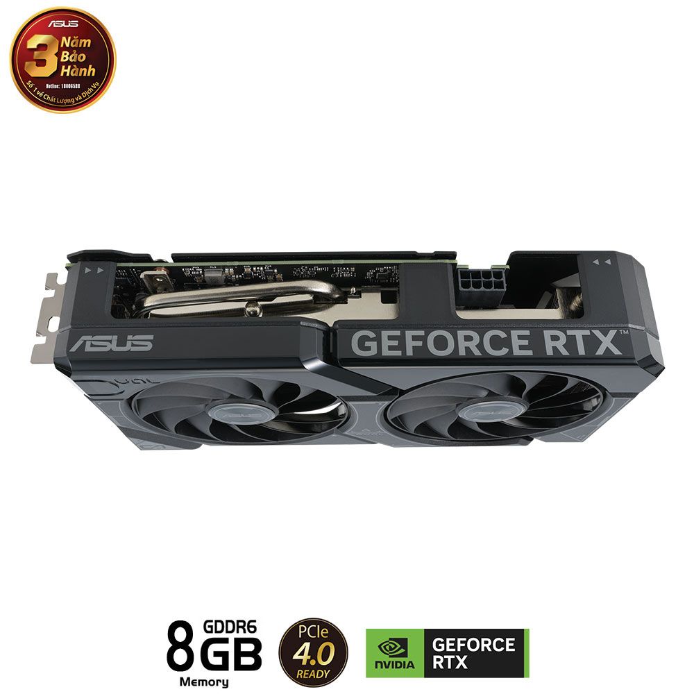 Card màn hình VGA ASUS Dual GeForce RTX 4060 8GB GDDR6 (DUAL-RTX4060-8G)