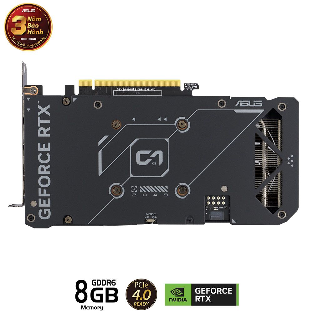 Card màn hình VGA ASUS Dual GeForce RTX 4060 8GB GDDR6 (DUAL-RTX4060-8G)