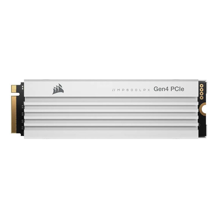 Ổ cứng SSD Corsair MP600 PRO LPX 4TB PCIe Gen4 x4 NVMe M.2 SSD White - PS5* Compatible (CSSD-F4000GBMP600PLPW)