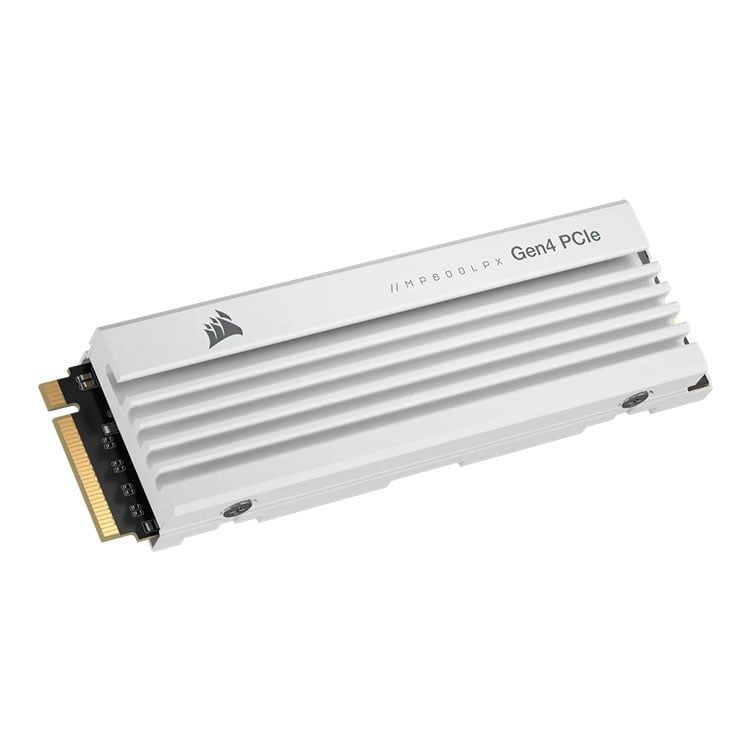 Ổ cứng SSD Corsair MP600 PRO LPX 4TB PCIe Gen4 x4 NVMe M.2 SSD White - PS5* Compatible (CSSD-F4000GBMP600PLPW)