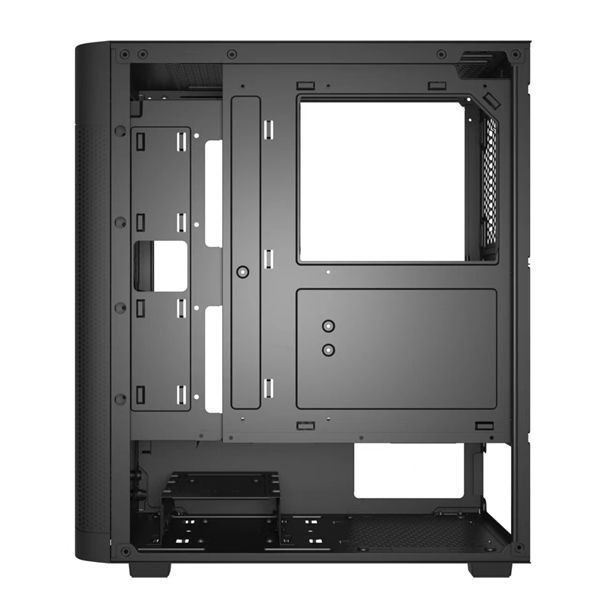 Thùng máy Case MAGIC GM-02 | ATX, Sẵn 3 Fan RGB, Trắng - Đen