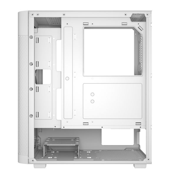 Thùng máy Case MAGIC GM-02 | ATX, Sẵn 3 Fan RGB, Trắng - Đen