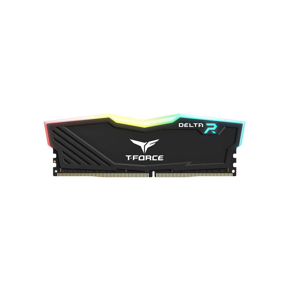 Ram PC TeamGroup T-Force Delta RGB Black 8GB DDR4 3600MHz (TF3D48G3600HC18J01)