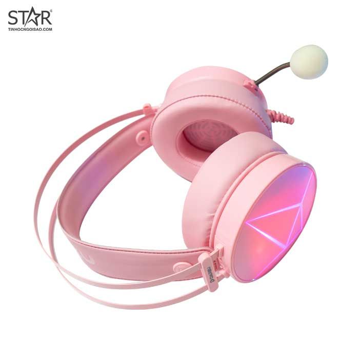 Tai Nghe Gaming Dare-U EH722S 7.1 RGB Queen - Pink