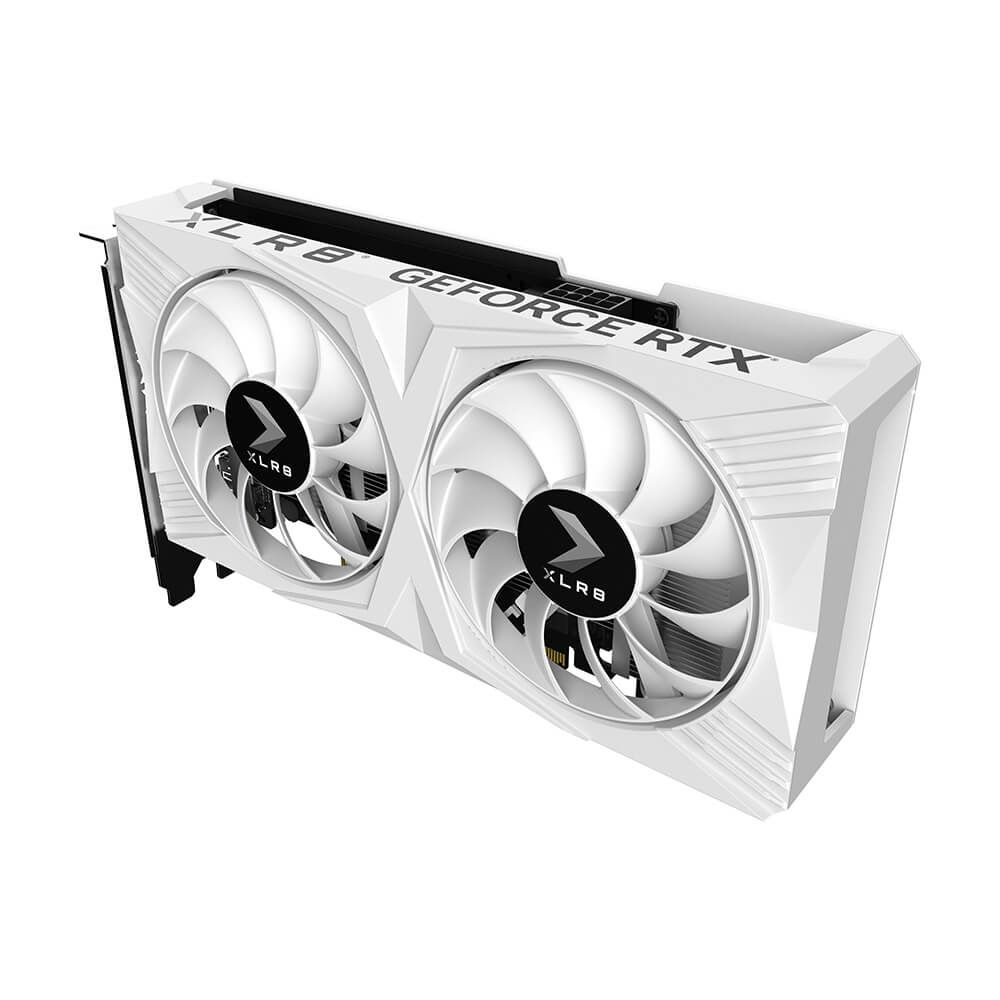 Card màn hình VGA PNY GeForce RTX 4060 8GB OC XLR8 Verto DF White Edition