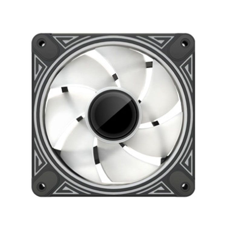 Fan Case Coolmoon DM1 ARGB Reverse | Đen, gió ngược (Sync main)
