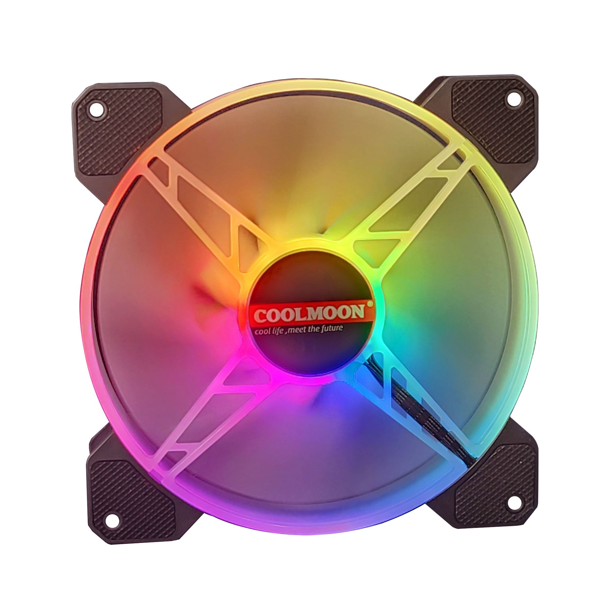 Fan Case Coolmoon Y1 Led RGB 140mm