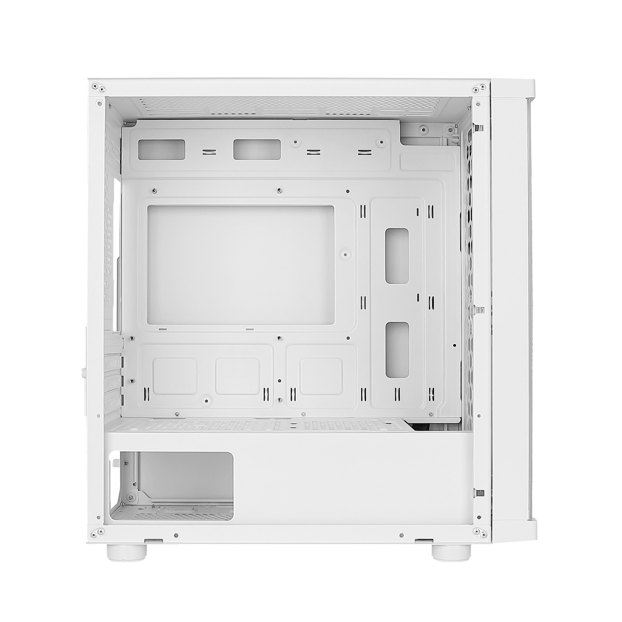 Thùng máy Case Magic GM-01 White | m-ATX, sẵn 4 fan RGB