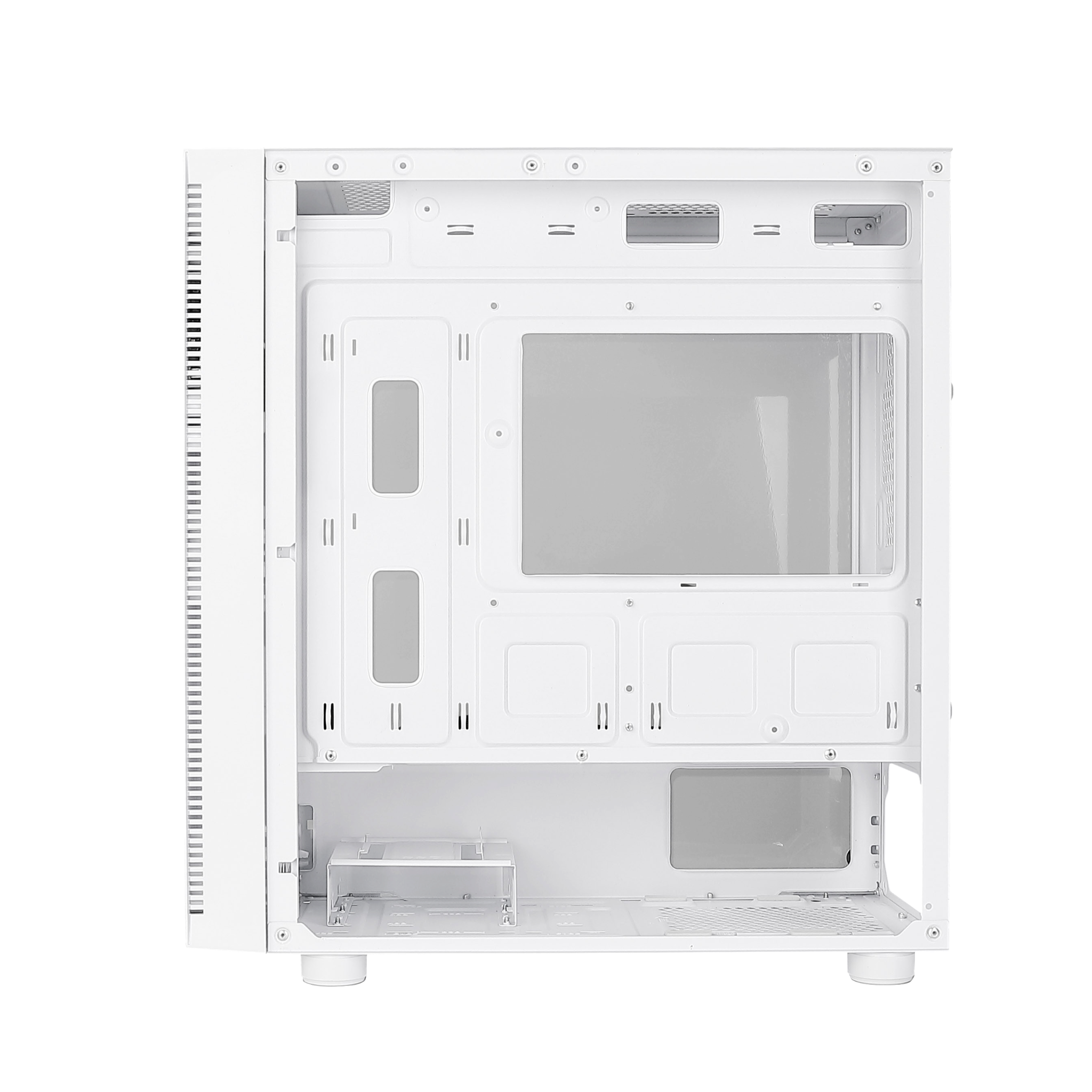 Thùng máy Case Magic GM-01 White | m-ATX, sẵn 4 fan RGB