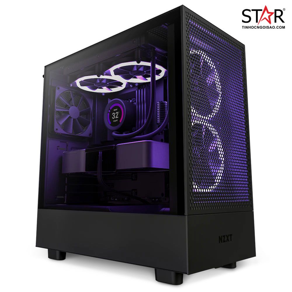 Case H5 Flow Black NZXT (CC-H51FB-01)