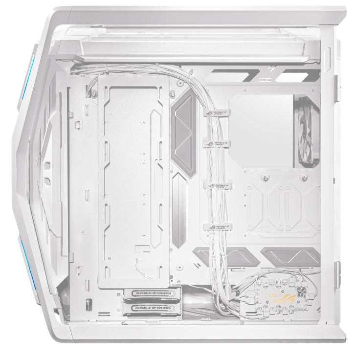 Thùng máy Case Asus ROG Hyperion GR701 White | Trắng, kèm sẵn 4 fan