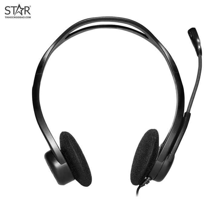 Tai Nghe Logitech H370 Noise-cancelling HEADSET (Đen)