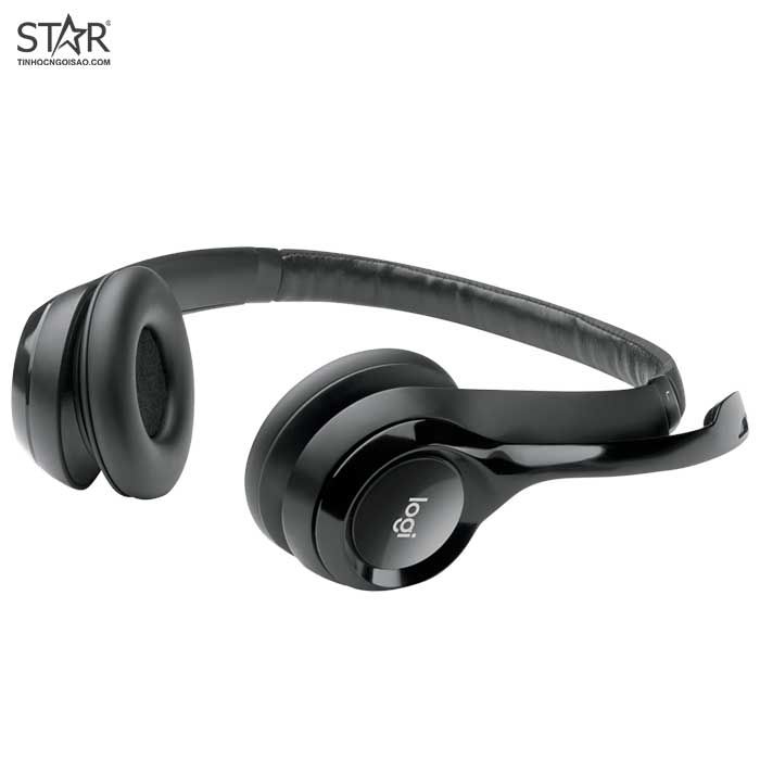 Tai Nghe Logitech H390 USB COMPUTER HEADSET (Đen)