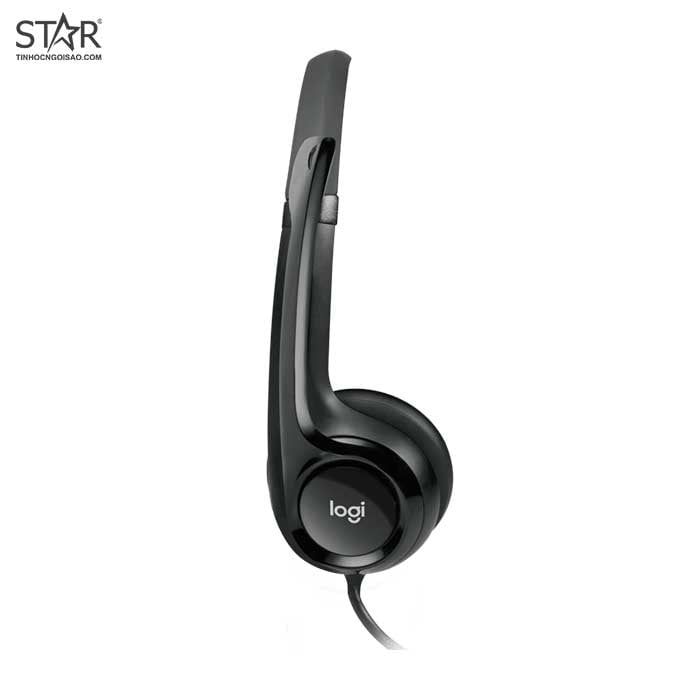 Tai Nghe Logitech H390 USB COMPUTER HEADSET (Đen)