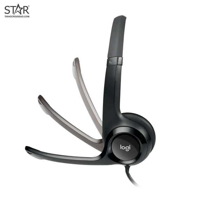 Tai Nghe Logitech H390 USB COMPUTER HEADSET (Đen)