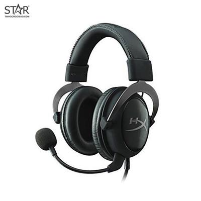 Tai Nghe Kingston Hyperx Cloud II-Gun Metal Gaming Headset (Đen Xám) (KHX-HSCP-GM)