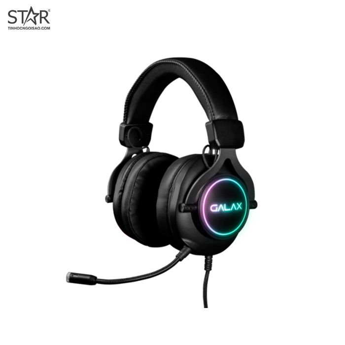 Tai Nghe Galax Sonar-03 Rainbow RGB Black Gaming Headset (HGS035CSRGBB0)