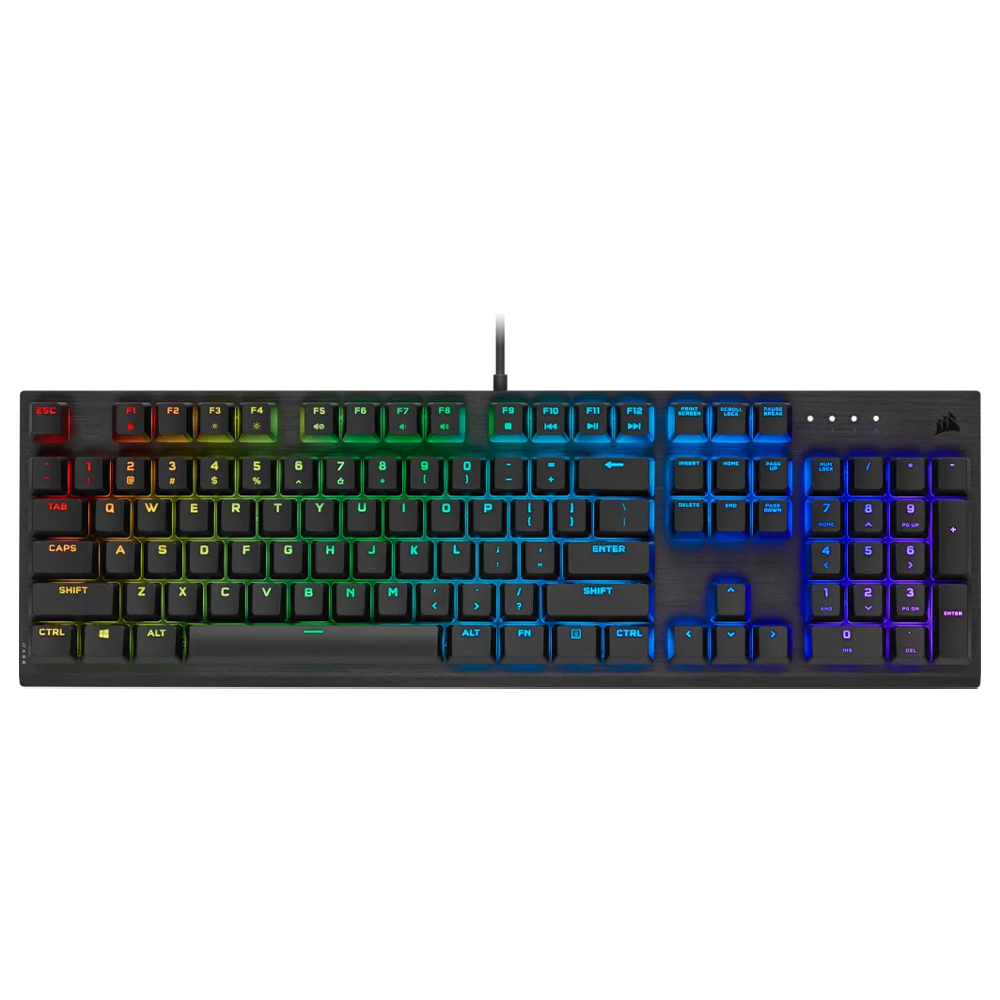 Bàn Phím Cơ Corsair K60 Pro RGB Low Profile Cherry MX Viola (CH-910D019-NA)