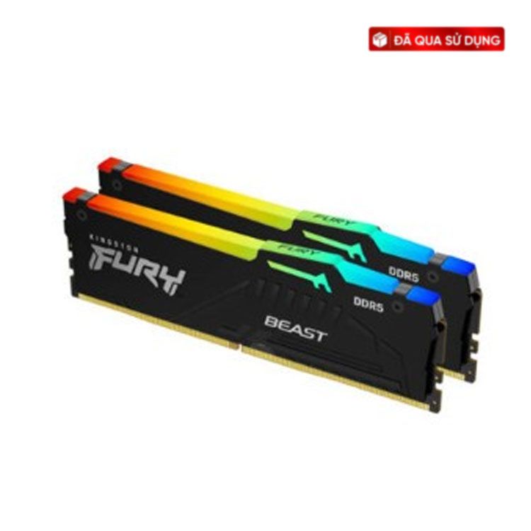 Ram DDR5 16G 5600Mhz Kingston Fury Beast RGB Led