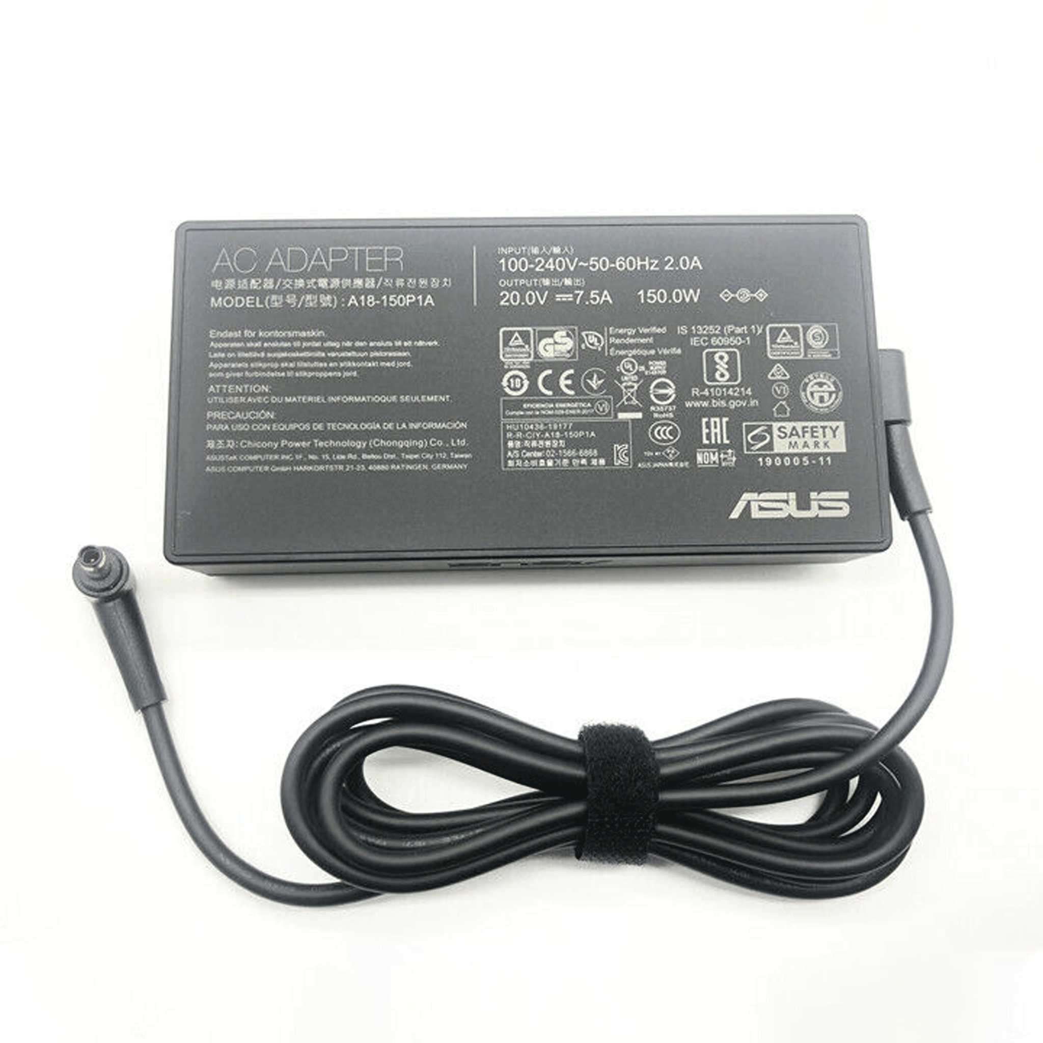 Adapter Laptop Asus 20V - 7.5A - 150W ĐKN 4.5 * 3.0 hàng zin