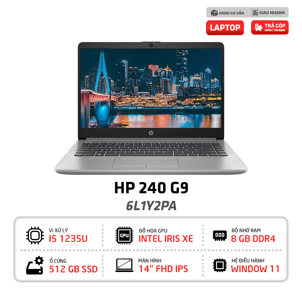 Laptop HP 240 G9 6L1Y2PA