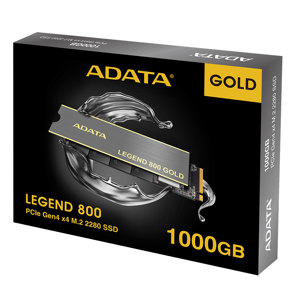 Ổ cứng SSD Adata Legend 800 Gold PCIe Gen4 x4 M.2 2280 1TB (SLEG-800G-1000GCS-S38)