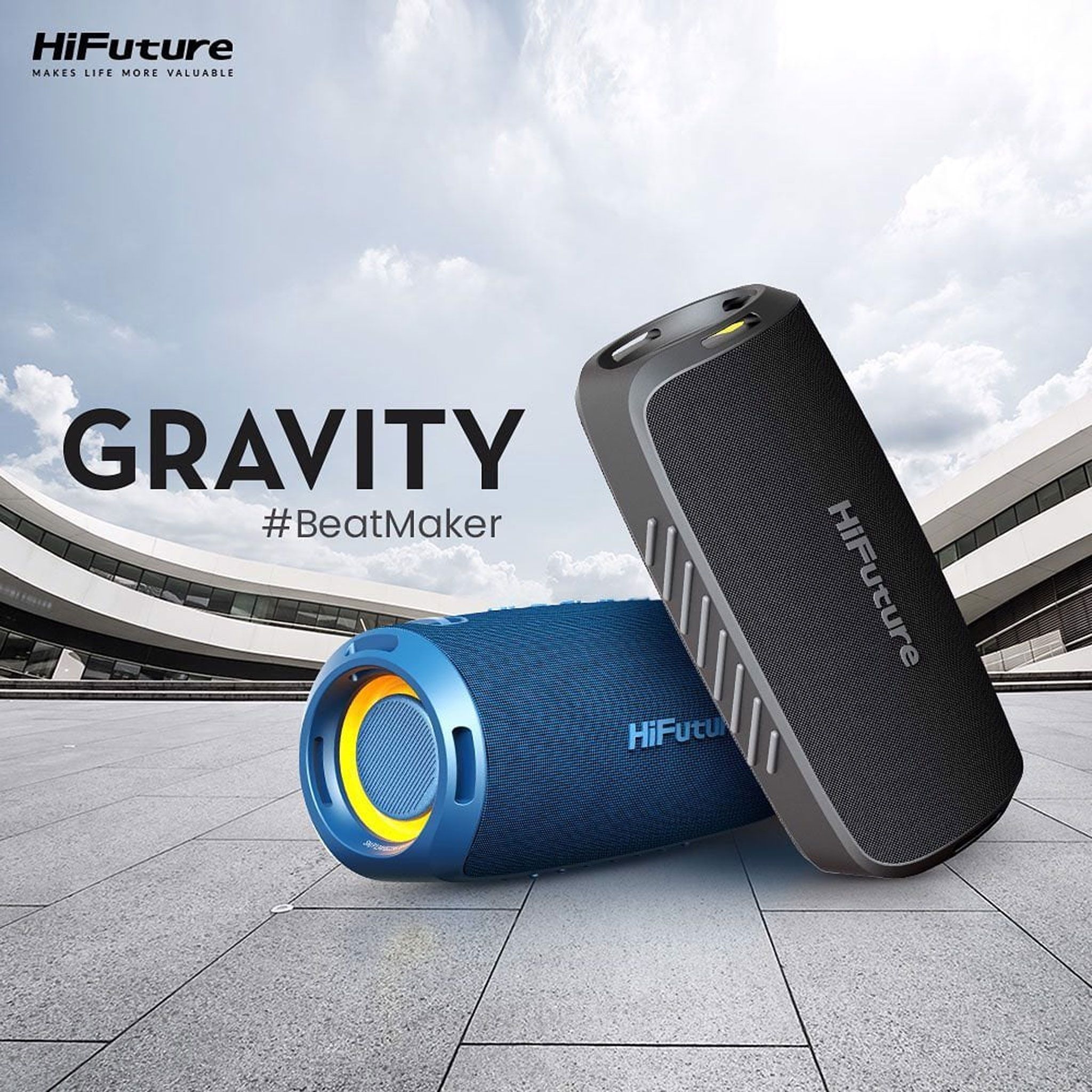 Loa Bluetooth HiFuture Gravity 45w - Black