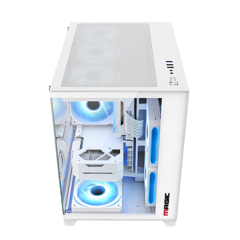 Thùng máy Case MAGIC Aqua-M Ultra Plus White | Full M-ATX