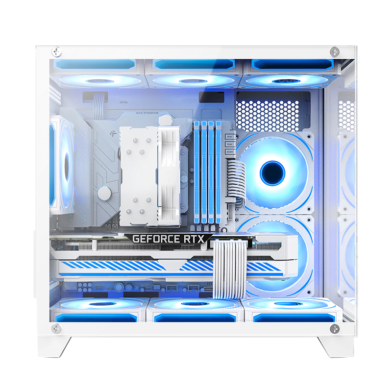 Thùng máy Case MAGIC Aqua-M Ultra Plus White | Full M-ATX