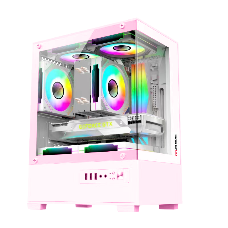 Thùng máy Case Magic MIX - Hồng | M-ATX, không kèm fan