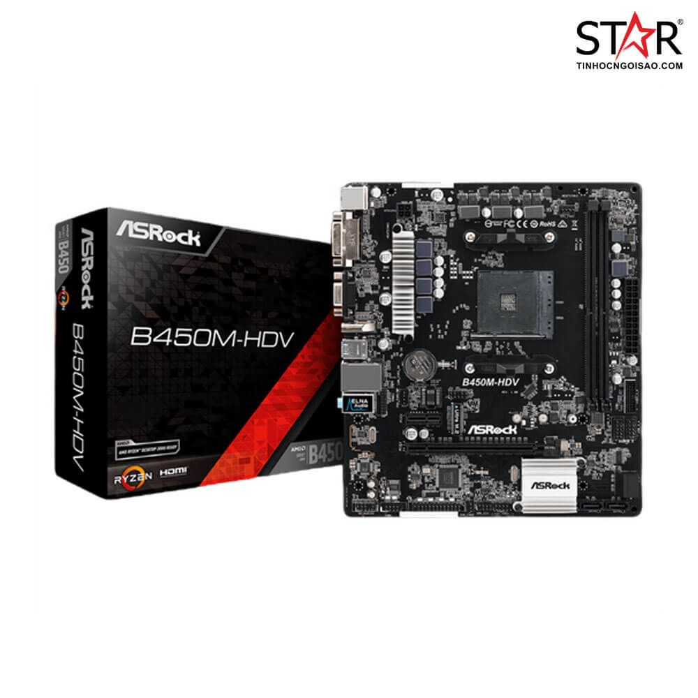 Mainboard Asrock B450M HDV DDR4